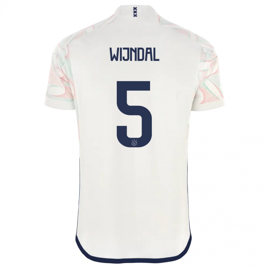Mujer Fútbol Camiseta Owen Wijndal #5 Blanco 2ª Equipación 2023/24
