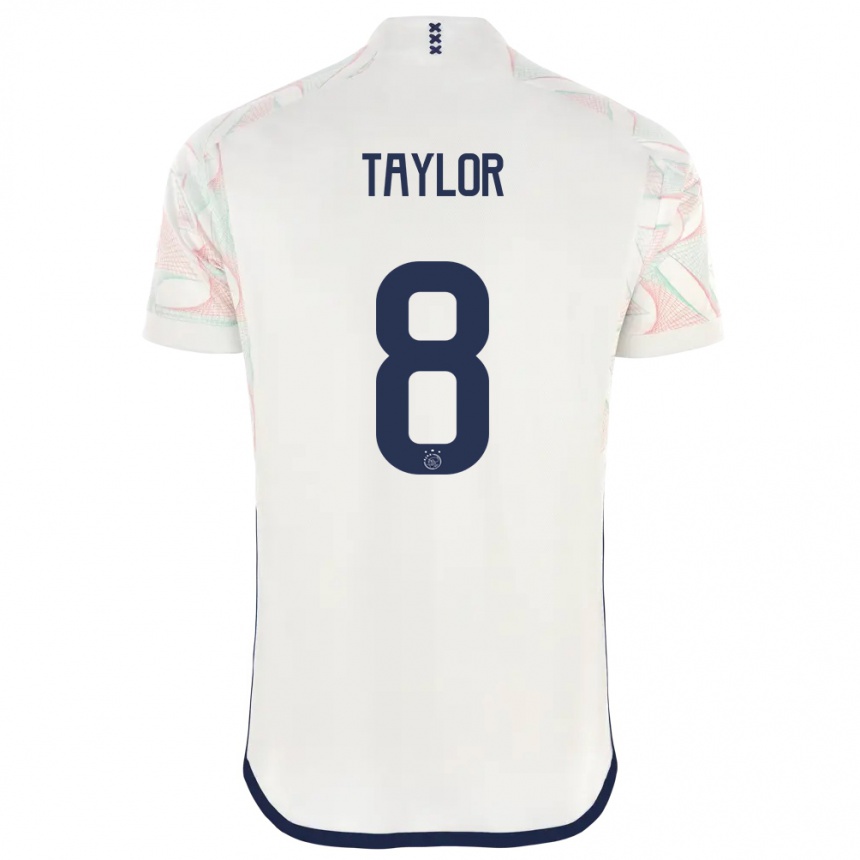 Mujer Fútbol Camiseta Kenneth Taylor #8 Blanco 2ª Equipación 2023/24