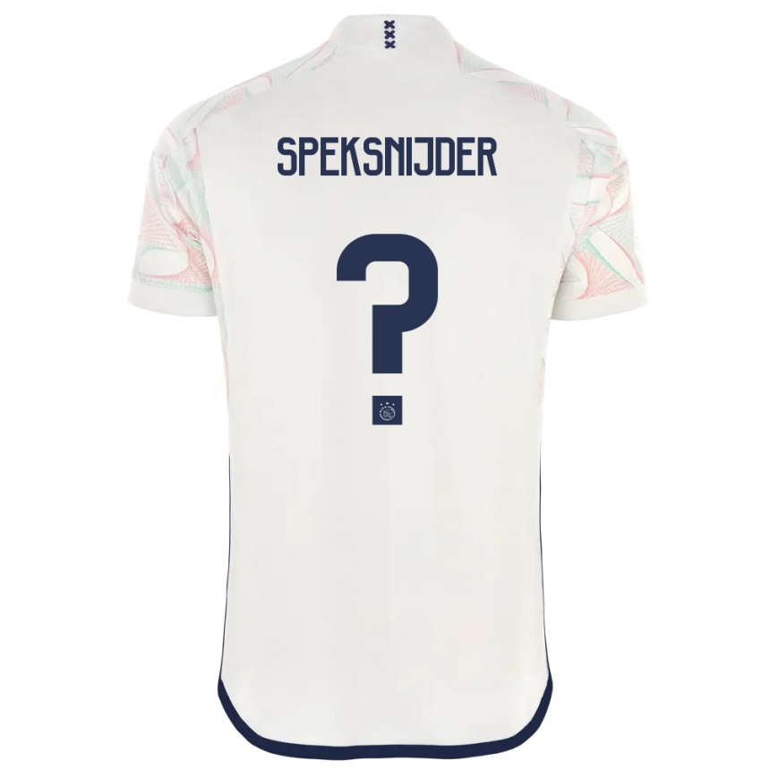 Mujer Fútbol Camiseta Rico Speksnijder #0 Blanco 2ª Equipación 2023/24