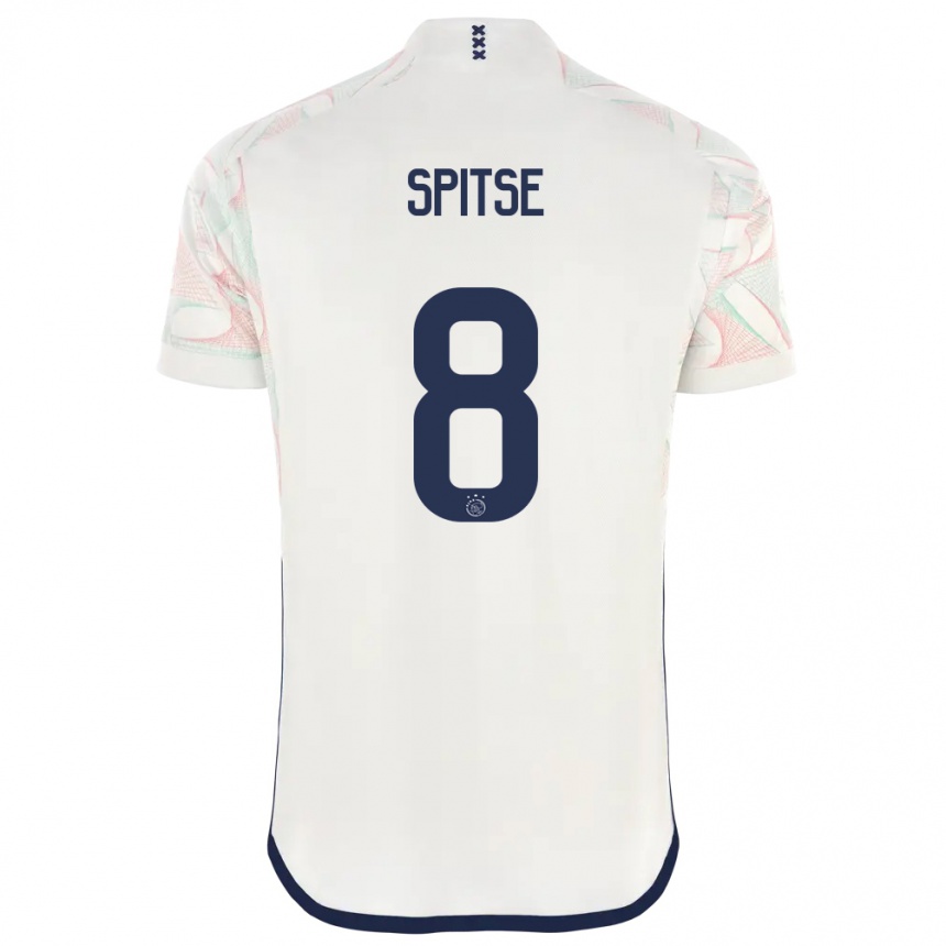 Mujer Fútbol Camiseta Sherida Spitse #8 Blanco 2ª Equipación 2023/24