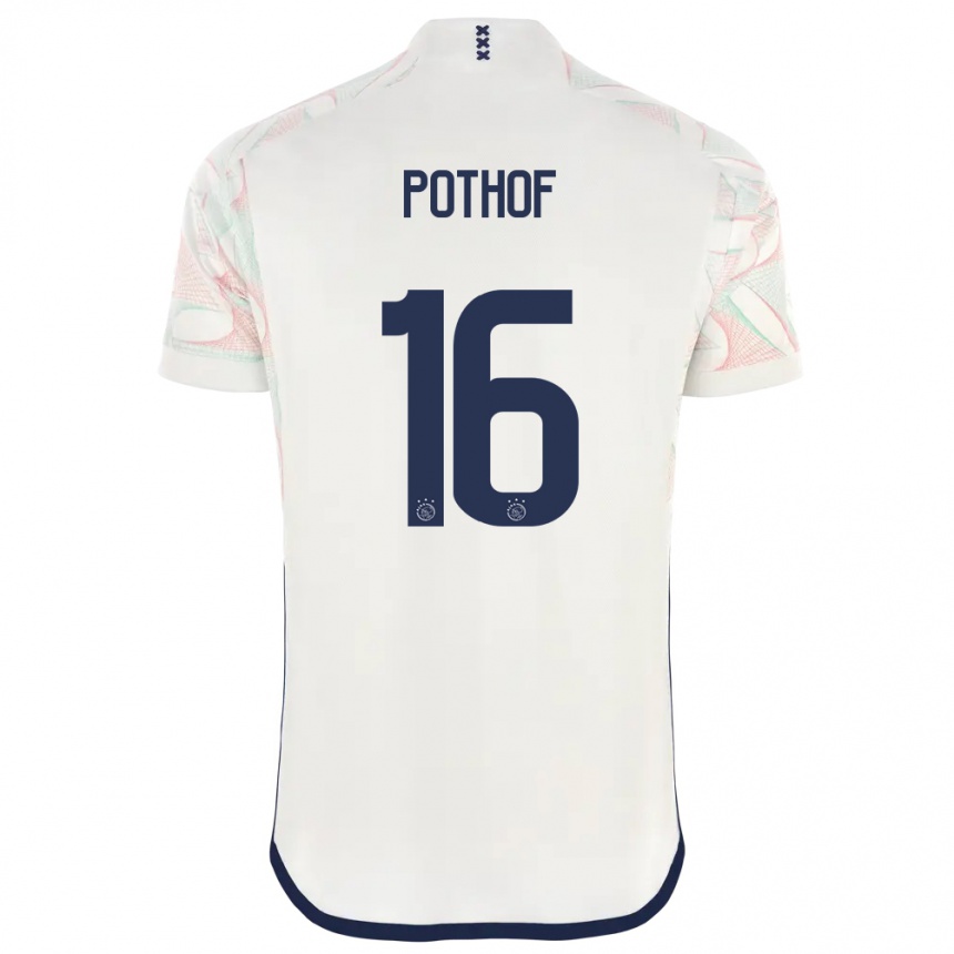 Mujer Fútbol Camiseta Isa Pothof #16 Blanco 2ª Equipación 2023/24