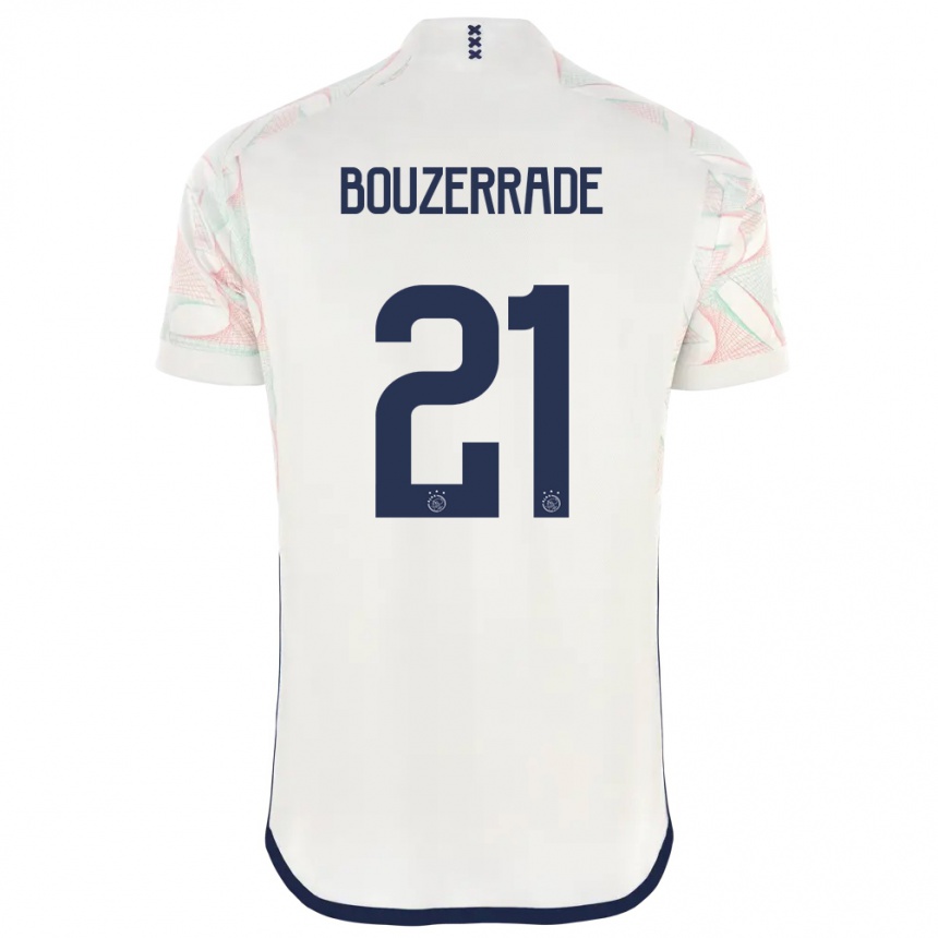 Mujer Fútbol Camiseta Zaina Bouzerrade #21 Blanco 2ª Equipación 2023/24