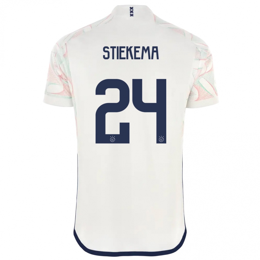 Mujer Fútbol Camiseta Iris Stiekema #24 Blanco 2ª Equipación 2023/24