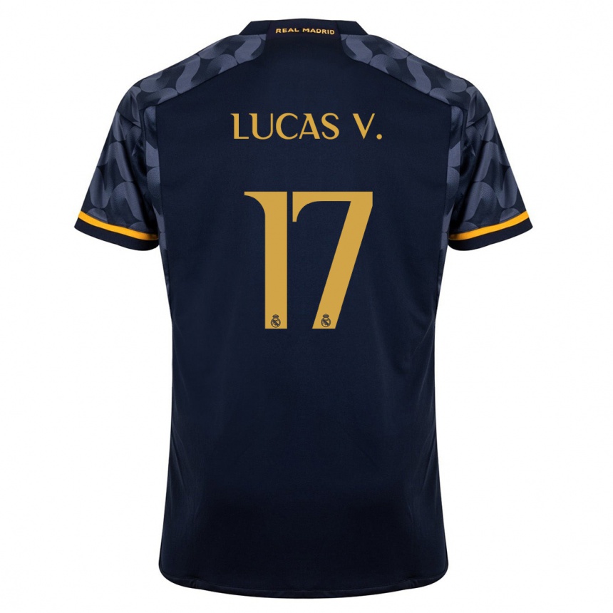 Mujer Fútbol Camiseta Lucas Vazquez #17 Azul Oscuro 2ª Equipación 2023/24