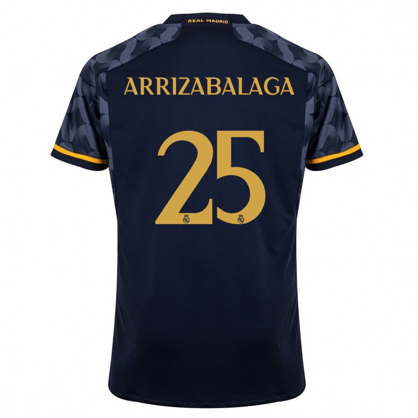 Mujer Fútbol Camiseta Kepa Arrizabalaga #25 Azul Oscuro 2ª Equipación 2023/24