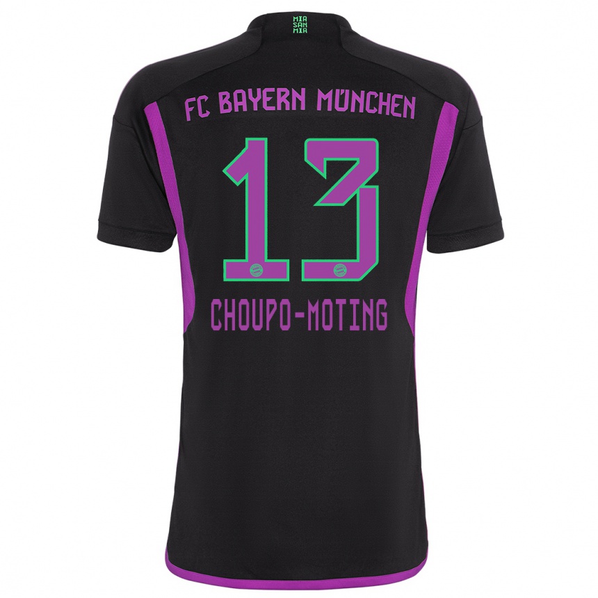 Mujer Fútbol Camiseta Eric Maxim Choupo-Moting #13 Negro 2ª Equipación 2023/24