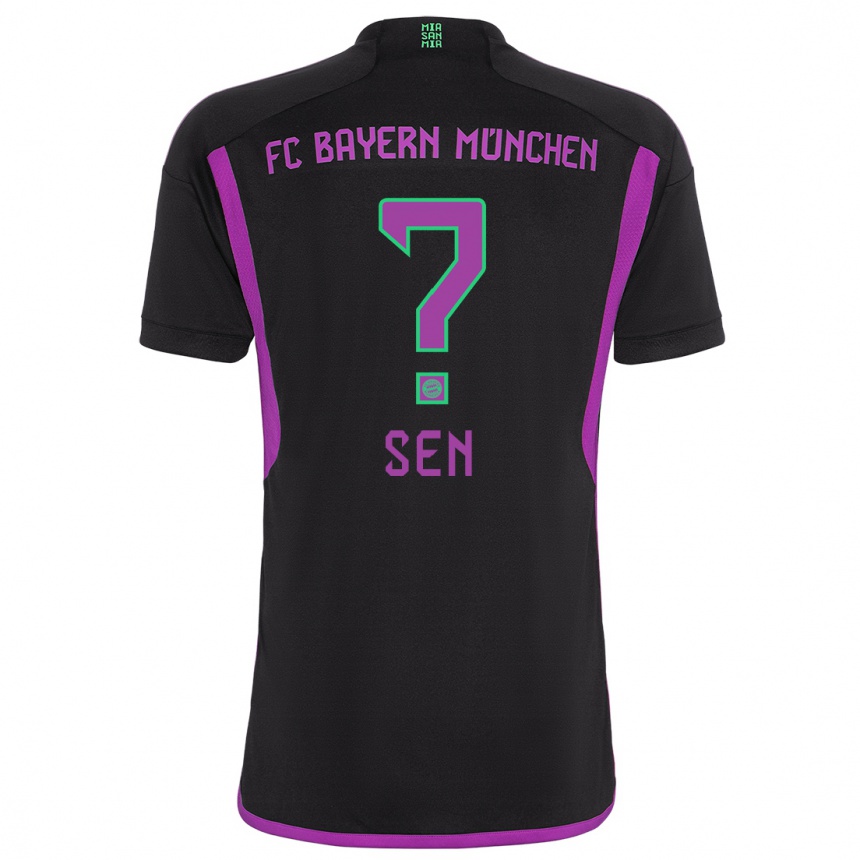 Mujer Fútbol Camiseta Salih Sen #0 Negro 2ª Equipación 2023/24