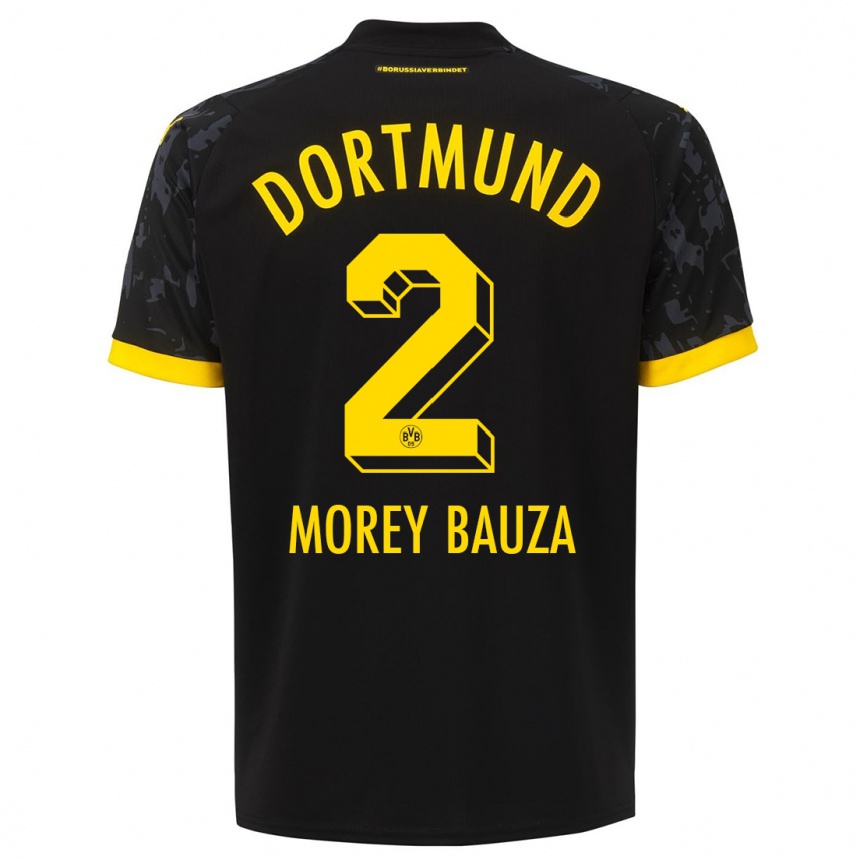 Mujer Fútbol Camiseta Mateu Morey Bauza #2 Negro 2ª Equipación 2023/24