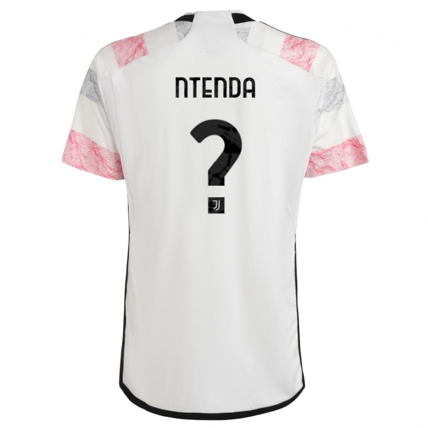 Mujer Fútbol Camiseta Jean-Claude Ntenda #0 Blanco Rosa 2ª Equipación 2023/24