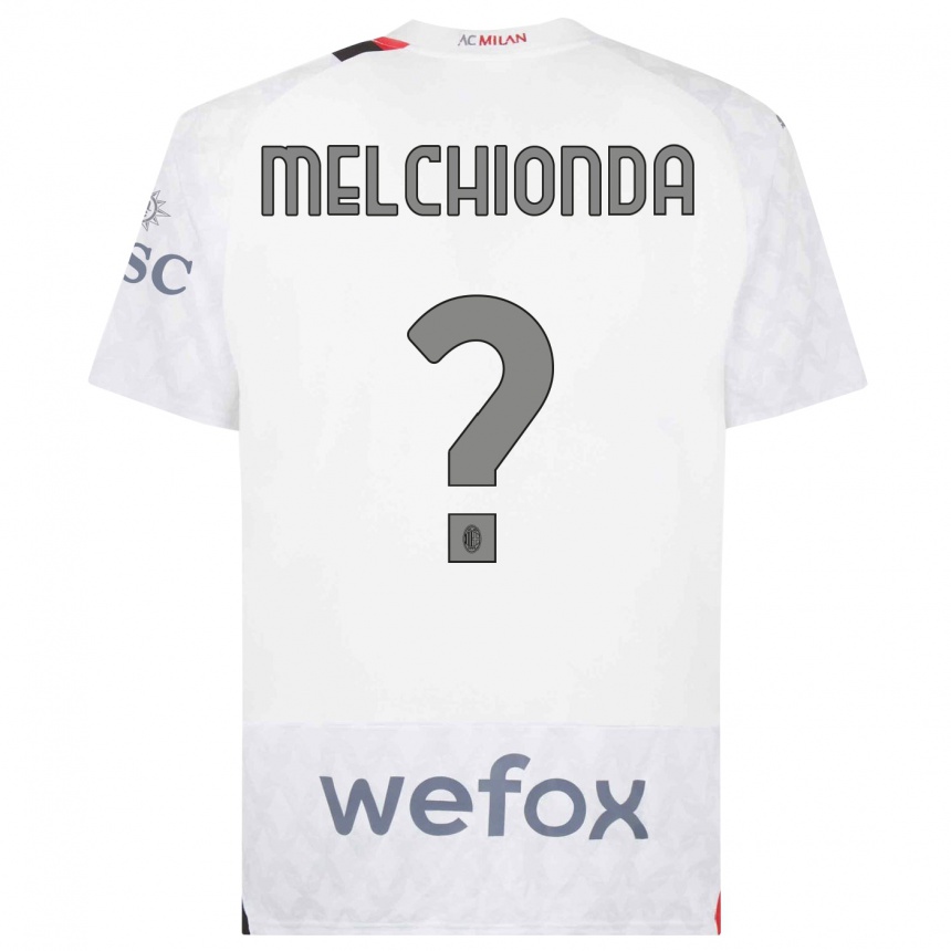 Mujer Fútbol Camiseta Marco Melchionda #0 Blanco 2ª Equipación 2023/24