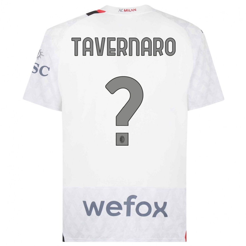 Mujer Fútbol Camiseta Federico Tavernaro #0 Blanco 2ª Equipación 2023/24