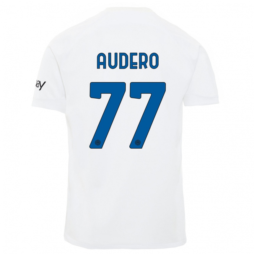 Mujer Fútbol Camiseta Emil Audero #77 Blanco 2ª Equipación 2023/24