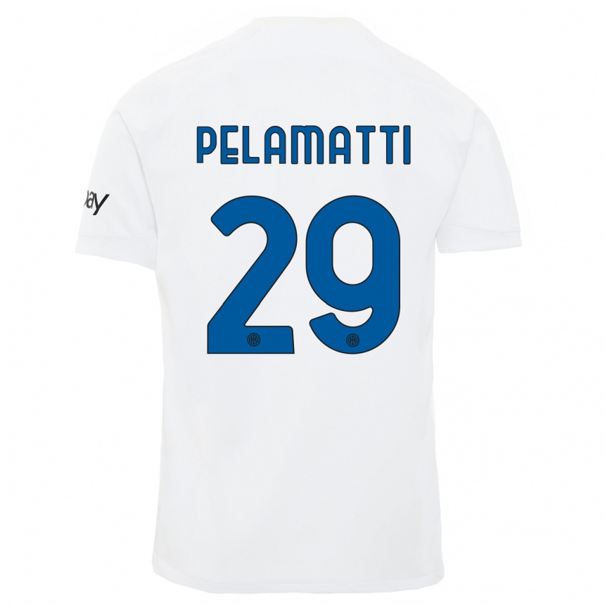 Mujer Fútbol Camiseta Andrea Pelamatti #29 Blanco 2ª Equipación 2023/24