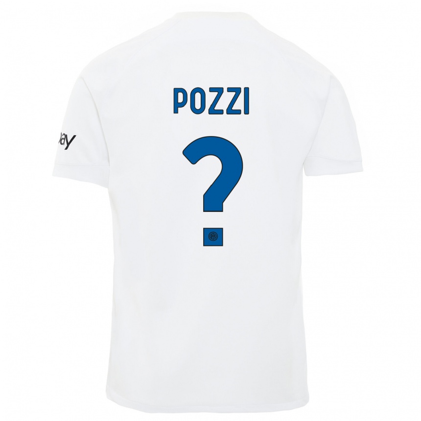 Mujer Fútbol Camiseta Andrea Pozzi #0 Blanco 2ª Equipación 2023/24