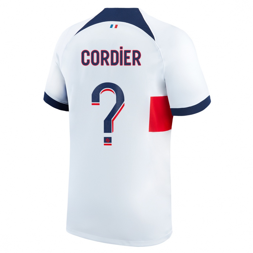Mujer Fútbol Camiseta Thomas Cordier #0 Blanco 2ª Equipación 2023/24