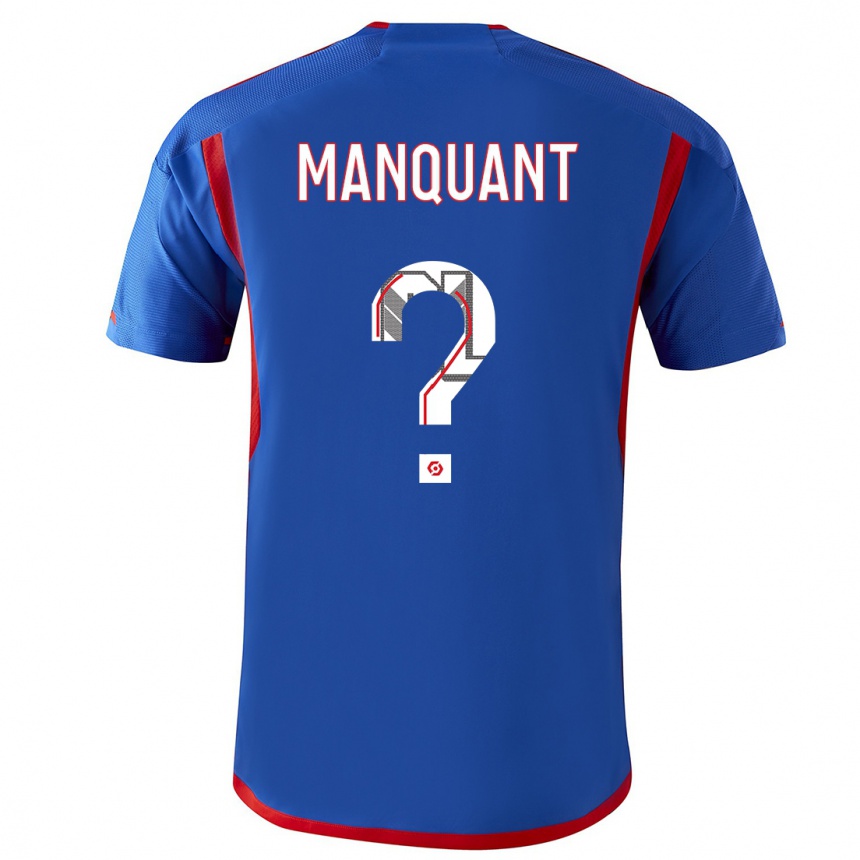 Mujer Fútbol Camiseta Joris Manquant #0 Azul Rojo 2ª Equipación 2023/24