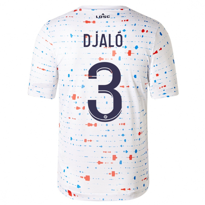 Mujer Fútbol Camiseta Tiago Djalo #3 Blanco 2ª Equipación 2023/24