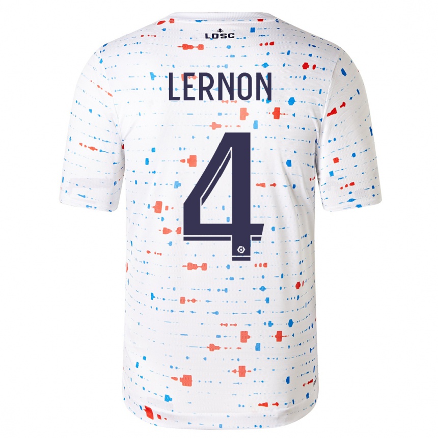 Mujer Fútbol Camiseta Jessica Lernon #4 Blanco 2ª Equipación 2023/24