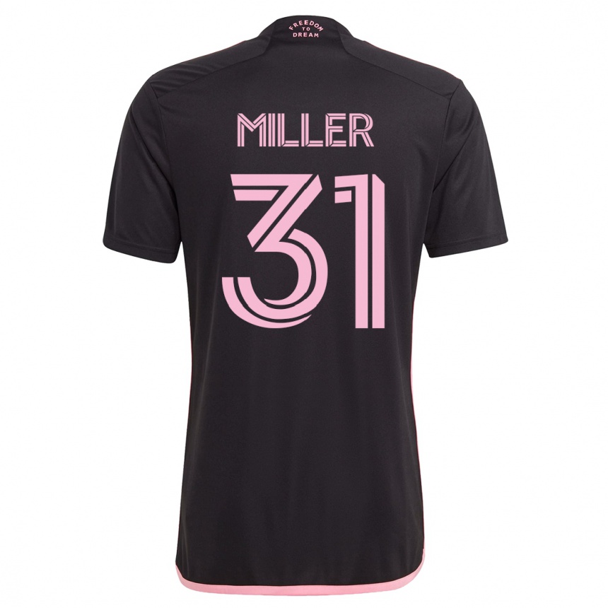 Mujer Fútbol Camiseta Kamal Miller #31 Negro 2ª Equipación 2023/24