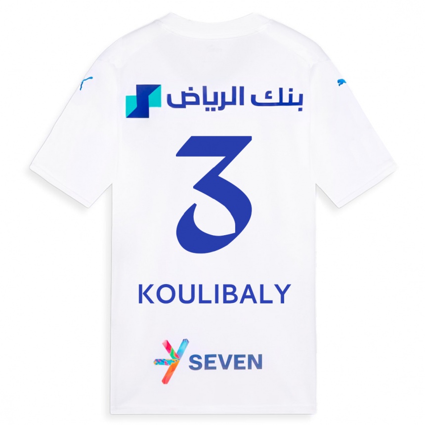 Mujer Fútbol Camiseta Kalidou Koulibaly #3 Blanco 2ª Equipación 2023/24