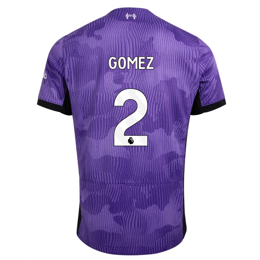 Mujer Fútbol Camiseta Joe Gomez #2 Púrpura Equipación Tercera 2023/24