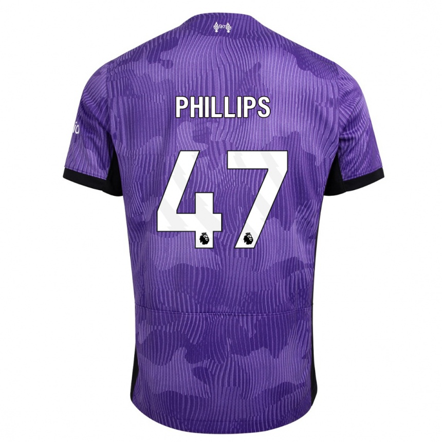 Mujer Fútbol Camiseta Nathaniel Phillips #47 Púrpura Equipación Tercera 2023/24