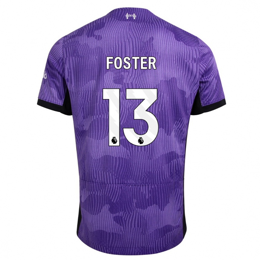 Mujer Fútbol Camiseta Rylee Foster #13 Púrpura Equipación Tercera 2023/24