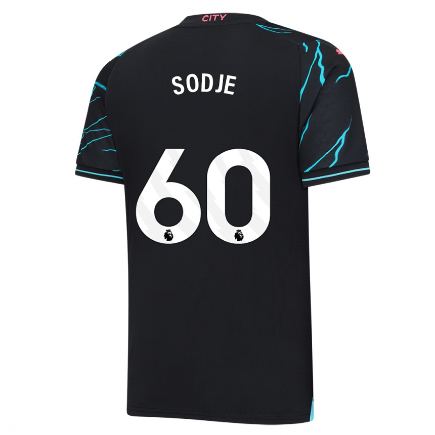 Mujer Fútbol Camiseta Tai Sodje #60 Azul Oscuro Equipación Tercera 2023/24