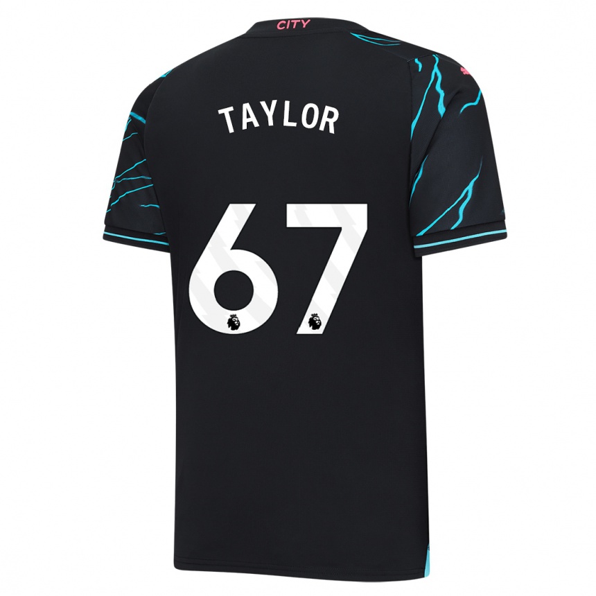 Mujer Fútbol Camiseta Kane Taylor #67 Azul Oscuro Equipación Tercera 2023/24