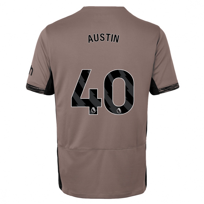 Mujer Fútbol Camiseta Brandon Austin #40 Beige Obscuro Equipación Tercera 2023/24