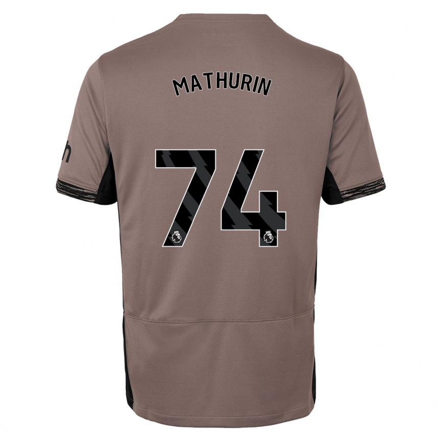 Mujer Fútbol Camiseta Roshaun Mathurin #74 Beige Obscuro Equipación Tercera 2023/24