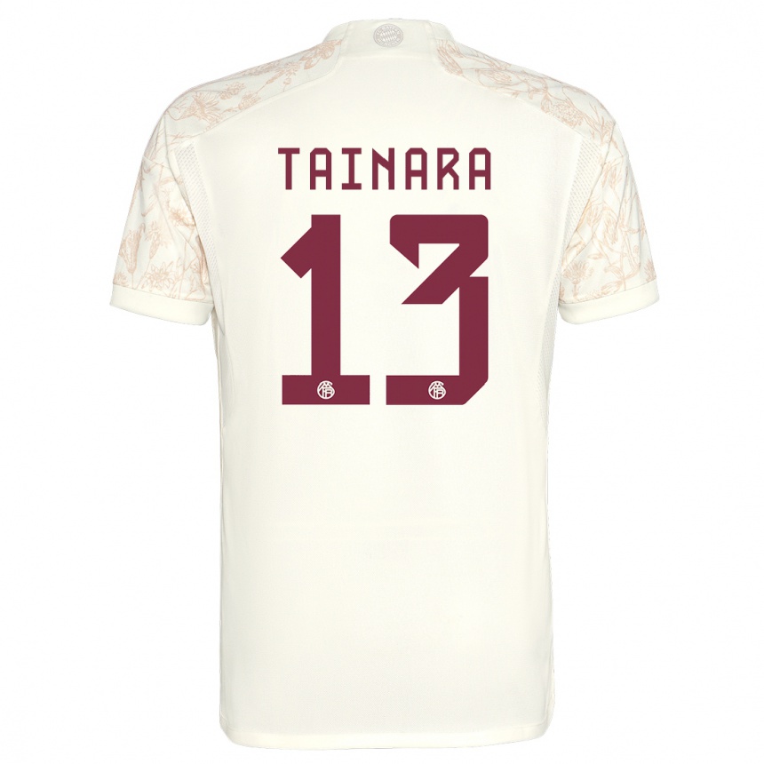 Mujer Fútbol Camiseta Tainara #13 Blanquecino Equipación Tercera 2023/24