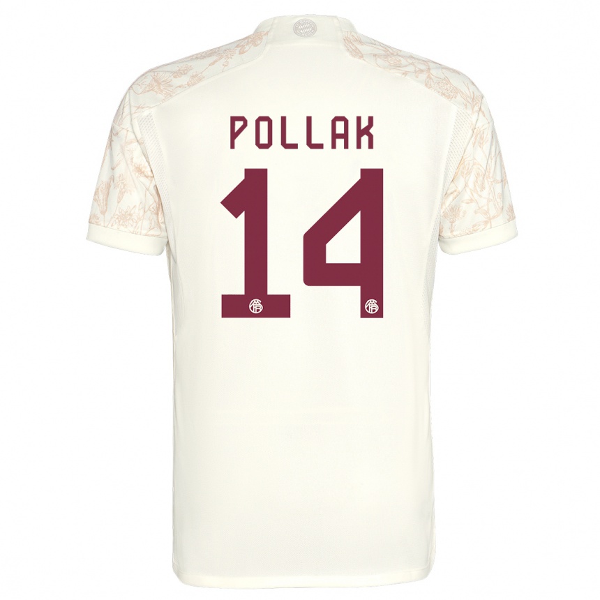 Mujer Fútbol Camiseta Florian Pollak #14 Blanquecino Equipación Tercera 2023/24