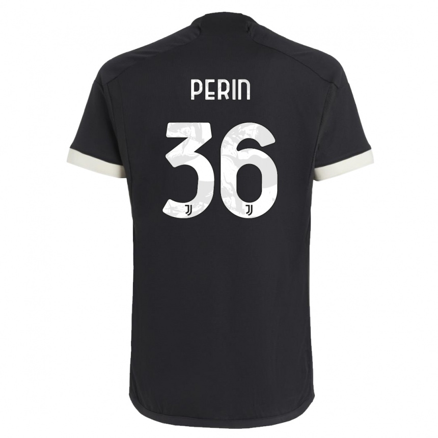 Mujer Fútbol Camiseta Mattia Perin #36 Negro Equipación Tercera 2023/24