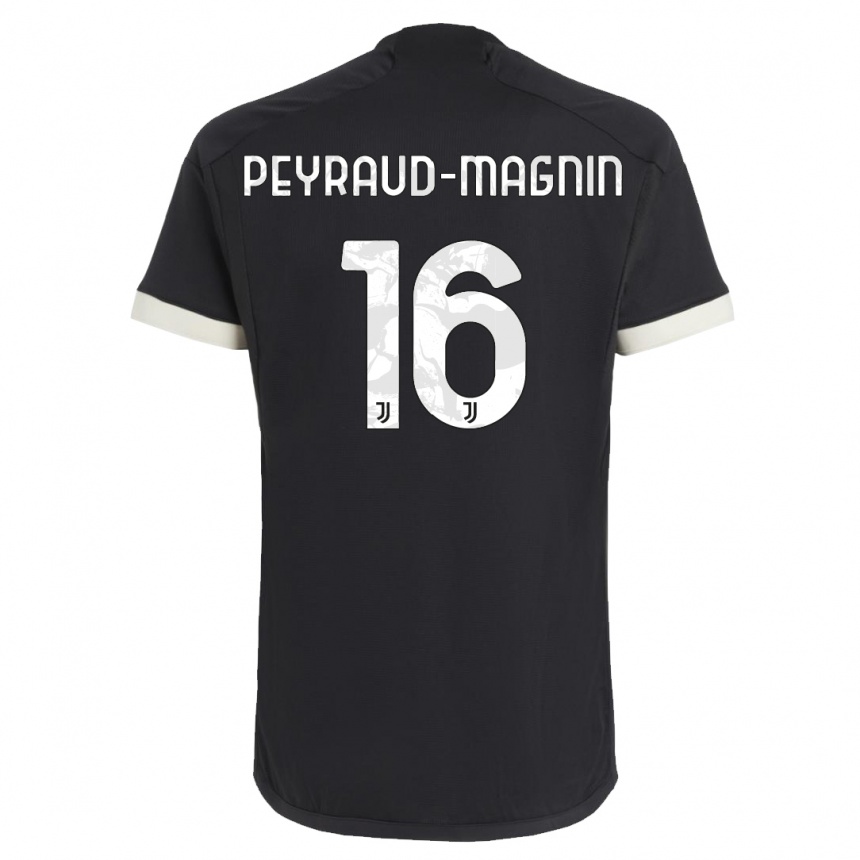 Mujer Fútbol Camiseta Pauline Peyraud-Magnin #16 Negro Equipación Tercera 2023/24