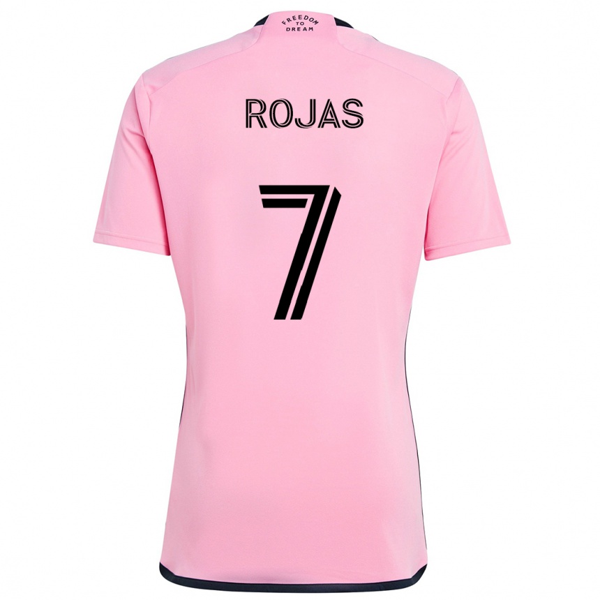 Niño Fútbol Camiseta Matías Rojas #7 Rosa 1ª Equipación 2024/25