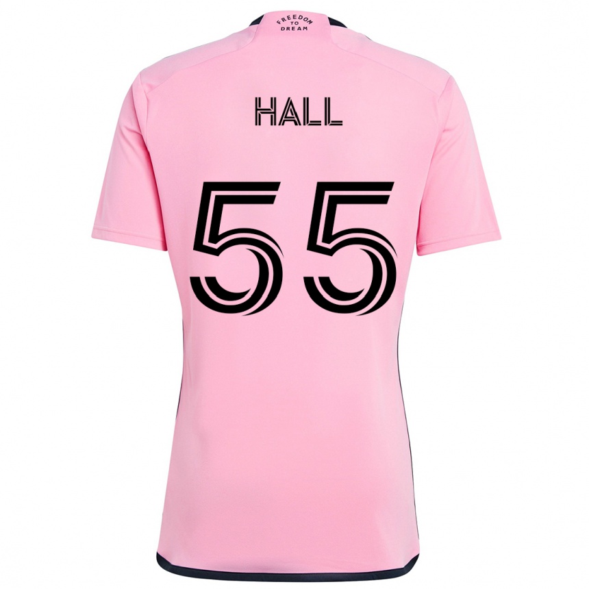 Niño Fútbol Camiseta Tyler Hall #55 Rosa 1ª Equipación 2024/25