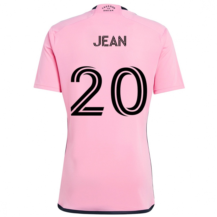 Niño Fútbol Camiseta Corentin Jean #20 Rosa 1ª Equipación 2024/25