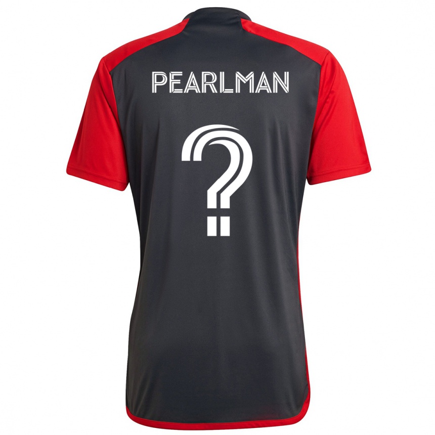 Niño Fútbol Camiseta Adam Pearlman #0 Rojo Grayn 1ª Equipación 2024/25