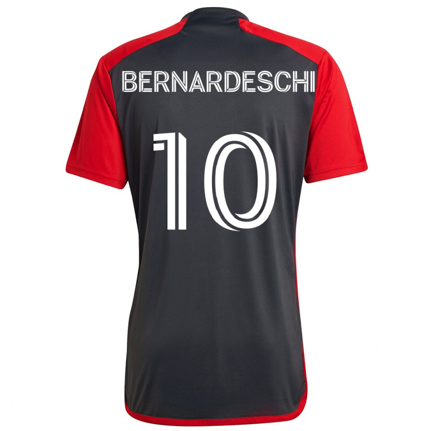 Niño Fútbol Camiseta Federico Bernardeschi #10 Rojo Grayn 1ª Equipación 2024/25