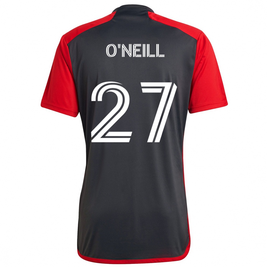 Niño Fútbol Camiseta Shane O'neill #27 Rojo Grayn 1ª Equipación 2024/25