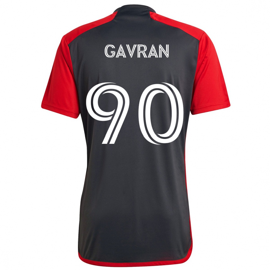 Niño Fútbol Camiseta Luka Gavran #90 Rojo Grayn 1ª Equipación 2024/25