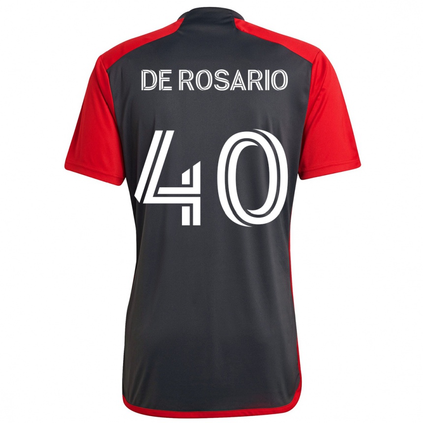 Niño Fútbol Camiseta Adisa De Rosario #40 Rojo Grayn 1ª Equipación 2024/25