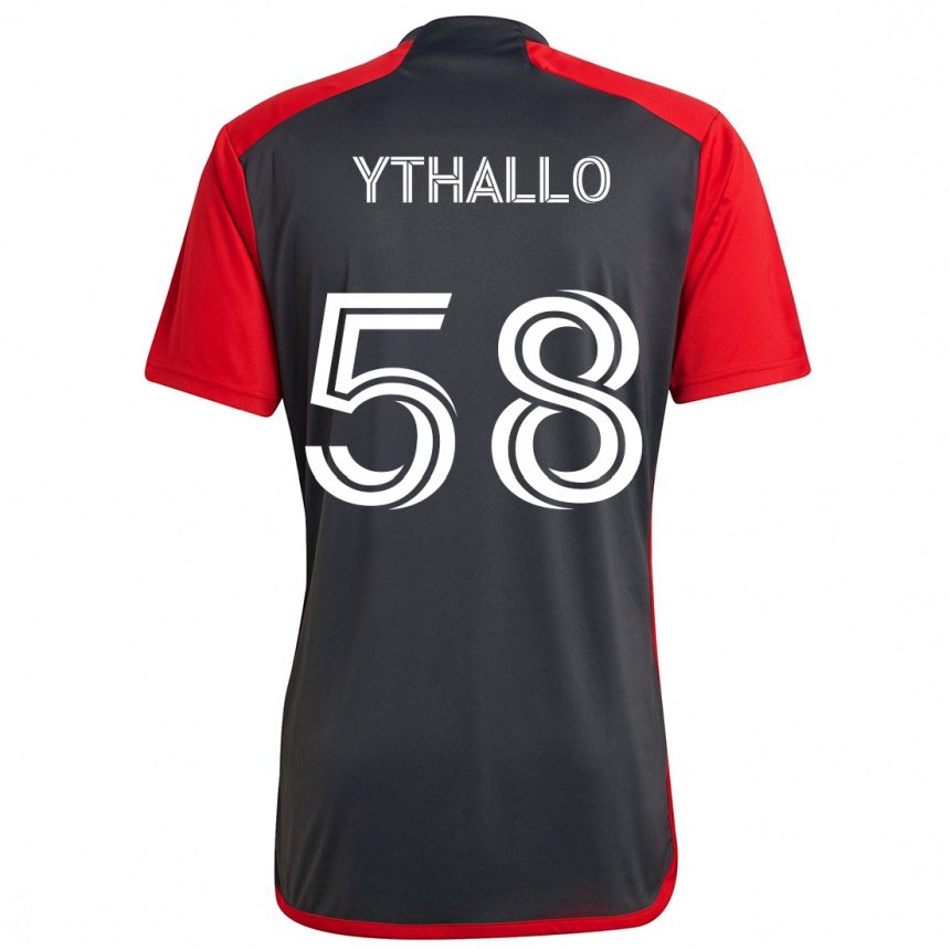 Niño Fútbol Camiseta Ythallo #58 Rojo Grayn 1ª Equipación 2024/25