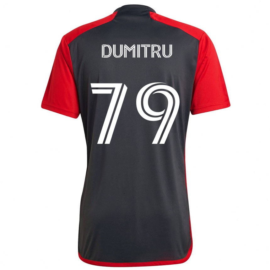 Niño Fútbol Camiseta Andrei Dumitru #79 Rojo Grayn 1ª Equipación 2024/25