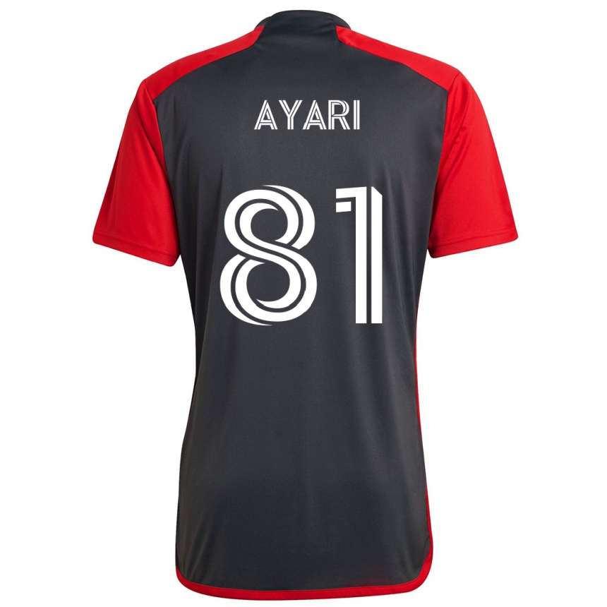 Niño Fútbol Camiseta Hassan Ayari #81 Rojo Grayn 1ª Equipación 2024/25