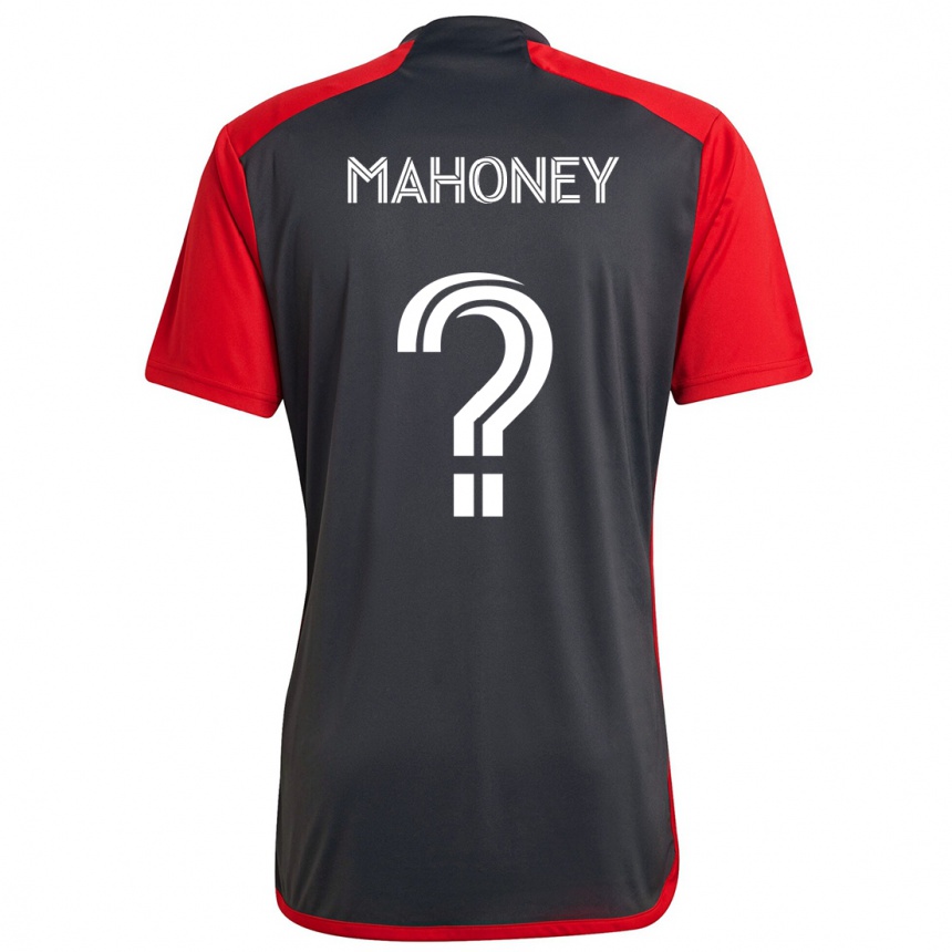 Niño Fútbol Camiseta Adrian Mahoney #0 Rojo Grayn 1ª Equipación 2024/25