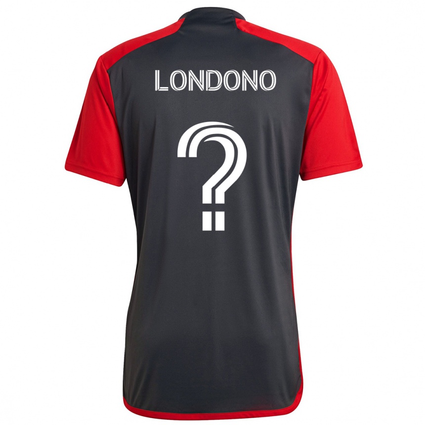 Niño Fútbol Camiseta Tyler Londono #0 Rojo Grayn 1ª Equipación 2024/25