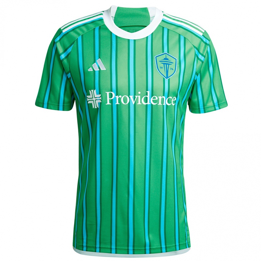 Niño Fútbol Camiseta Stefan Frei #24 Verde Blanco 1ª Equipación 2024/25