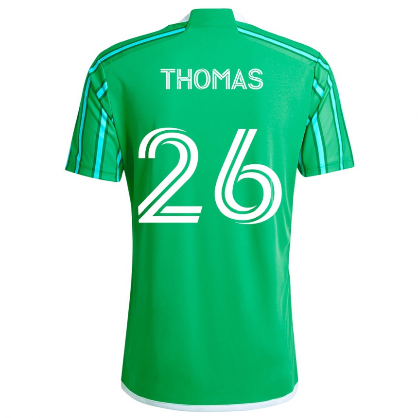 Niño Fútbol Camiseta Andrew Thomas #26 Verde Blanco 1ª Equipación 2024/25